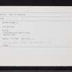 Nether Glenny, NN50SE 24, Ordnance Survey index card, Recto