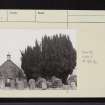 Balquhidder, Old Parish Church, NN52SW 1, Ordnance Survey index card, page number 3, Recto