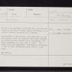Allt A' Mhoirneas, NN53NE 4, Ordnance Survey index card, Recto