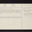 Glen Lochay, NN53NW 16, Ordnance Survey index card, Recto