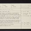 Killin, Innes Bhuidhe, Burial Ground Of The Macnabs, NN53SE 26, Ordnance Survey index card, Recto