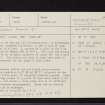 Kerrowmore, NN54NE 1, Ordnance Survey index card, Recto