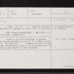 Eilean Beal Na Gaoire, NN55NW 4, Ordnance Survey index card, Recto