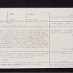 Wester Torrie, NN60SE 2, Ordnance Survey index card, Recto