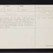Lawers Burn, NN64SE 3, Ordnance Survey index card, Recto
