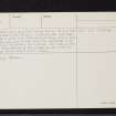 Seomar Na Strainge, NN65NE 4, Ordnance Survey index card, page number 2, Verso