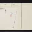 Seomar Na Strainge, NN65NE 4, Ordnance Survey index card, Recto