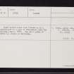 Drumochter, NN67NW 1, Ordnance Survey index card, Recto