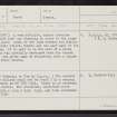 Tom Chasaig, NN72SE 9, Ordnance Survey index card, Recto