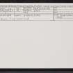 Leachd Nam Braoileag, NN75NE 16, Ordnance Survey index card, Recto
