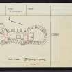 Garth Castle, NN75SE 2, Ordnance Survey index card, page number 1, Recto