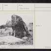 Clathick House, NN82SW 6, Ordnance Survey index card, Recto