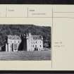 Castle Menzies, NN84NW 7, Ordnance Survey index card, page number 2, Verso