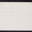 Weem, NN84NW 51, Ordnance Survey index card, page number 2, Recto