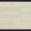 Lundin, NN85SE 9, Ordnance Survey index card, page number 3, Recto