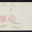 Tombuie, NN85SE 34, Ordnance Survey index card, Recto