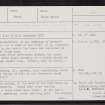 Cill Aindreas, NN86NE 7, Ordnance Survey index card, page number 1, Recto