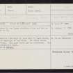 Clach Na H-Iobairt, NN86NW 4, Ordnance Survey index card, Recto