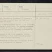 Garchel Burn, NN90SE 3, Ordnance Survey index card, page number 1, Recto