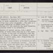 The Ship, NN91SE 5, Ordnance Survey index card, page number 1, Recto