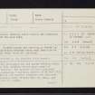 Girron, NN93NW 4, Ordnance Survey index card, page number 1, Recto