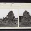 Trochry Castle, NN94SE 1, Ordnance Survey index card, Recto