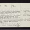 Black Spout, NN95NE 3, Ordnance Survey index card, page number 1, Recto