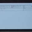 An Dun, NN95NW 32, Ordnance Survey index card, Recto