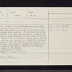 An Dun, NN95NW 32, Ordnance Survey index card, Recto