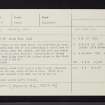 Clach Glas, NN95SE 5, Ordnance Survey index card, Recto
