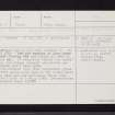 Cean Na Moine, NN96NW 5, Ordnance Survey index card, Recto