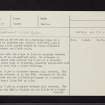 Badyo, NN96SE 27, Ordnance Survey index card, page number 1, Recto