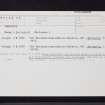 Forteviot, NO01NE 32, Ordnance Survey index card, Recto