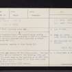 Moneydie, NO02NE 24, Ordnance Survey index card, page number 1, Recto