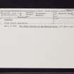 Moneydie, NO02NE 24, Ordnance Survey index card, Recto