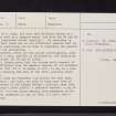 Bertha, NO02NE 25, Ordnance Survey index card, page number 2, Verso