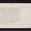 Bertha, NO02NE 25, Ordnance Survey index card, page number 4, Verso