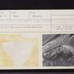 Broxy Kennels, NO02NE 28, Ordnance Survey index card, Recto