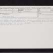 Coldrochie, NO02NE 42, Ordnance Survey index card, Recto