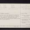 Methven Aisle, NO02NW 9, Ordnance Survey index card, page number 1, Recto