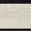 Westmuir, NO02SW 8, Ordnance Survey index card, Recto