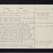 Laighwood, NO04NE 1, Ordnance Survey index card, page number 1, Recto