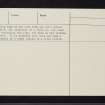 Laighwood, NO04NE 1, Ordnance Survey index card, page number 2, Verso