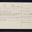 Dowally, NO04NW 2, Ordnance Survey index card, Recto