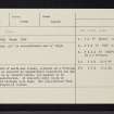 Mains Of Fordie, NO04SE 5, Ordnance Survey index card, Recto