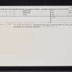 Balhomish, NO04SW 20, Ordnance Survey index card, Recto