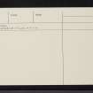 Balnald Burn, NO05NE 1, Ordnance Survey index card, page number 4, Verso