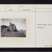 Clach Mhor, NO06SW 4, Ordnance Survey index card, Recto