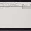 Nether Pitlochrie, NO10NE 1, Ordnance Survey index card, Recto