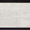 Nether Pitlochrie, NO10NE 1, Ordnance Survey index card, page number 1, Recto